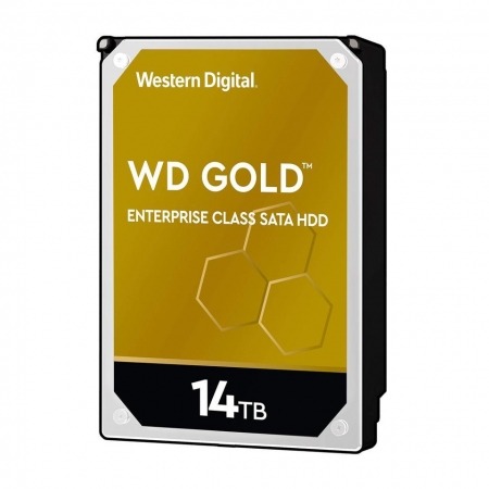 WD Gold 14TB Enterprise Class Hard Disk Drive - 7200 RPM Class SATA 6Gb/s 512MB Cache 3.5 Inch
